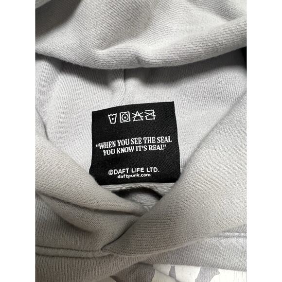 Daft Punk Random Access Memories 10th anniversary Grey Hoodie - Picture 6 of 7